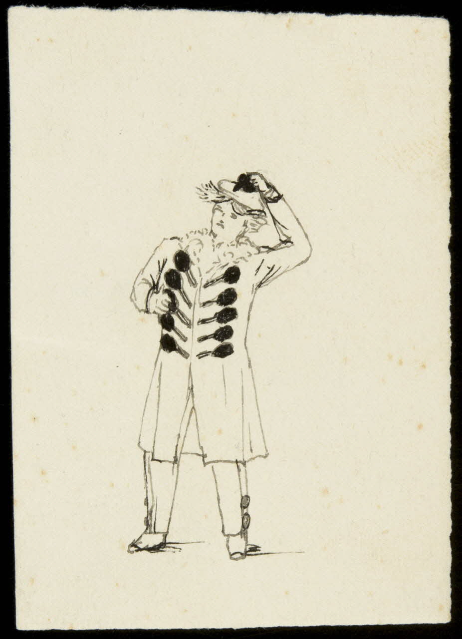 partie d'un ensemble de dessins Gus Barra 1968.102.675.2 Photo