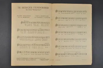 André Hornez ; Charles Saint-Granier ; Paul Barnaby ; Lionel Cazaux ; Henri Garat ; Campbell Connelly; chanson petit format Île-de-France, France 1931 1966.158.271  Photo Mucem
