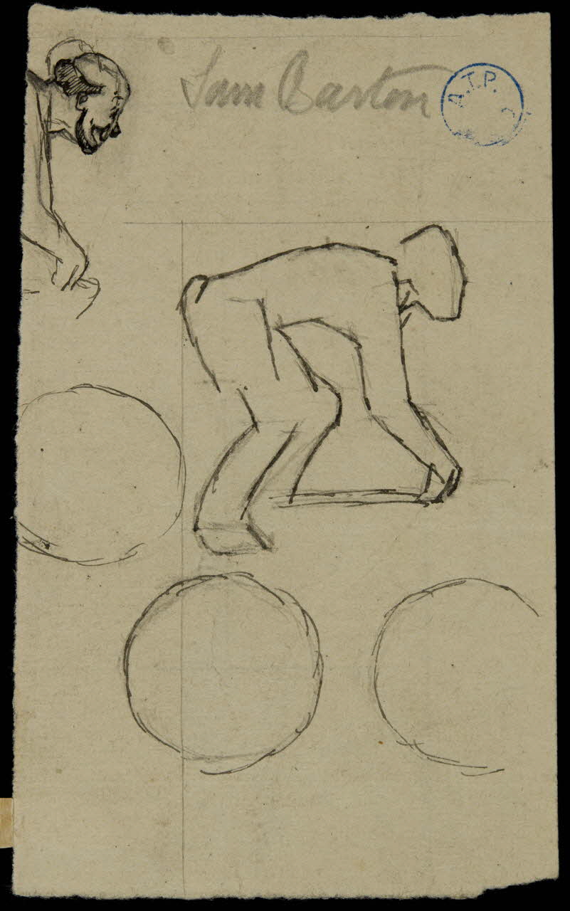 partie d'un ensemble de dessins Sam Barton 1968.102.683.3 Photo
