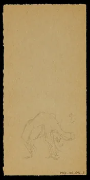 partie d'un ensemble de dessins Esquisse d'acrobatie 1968.102.692.3 Photo