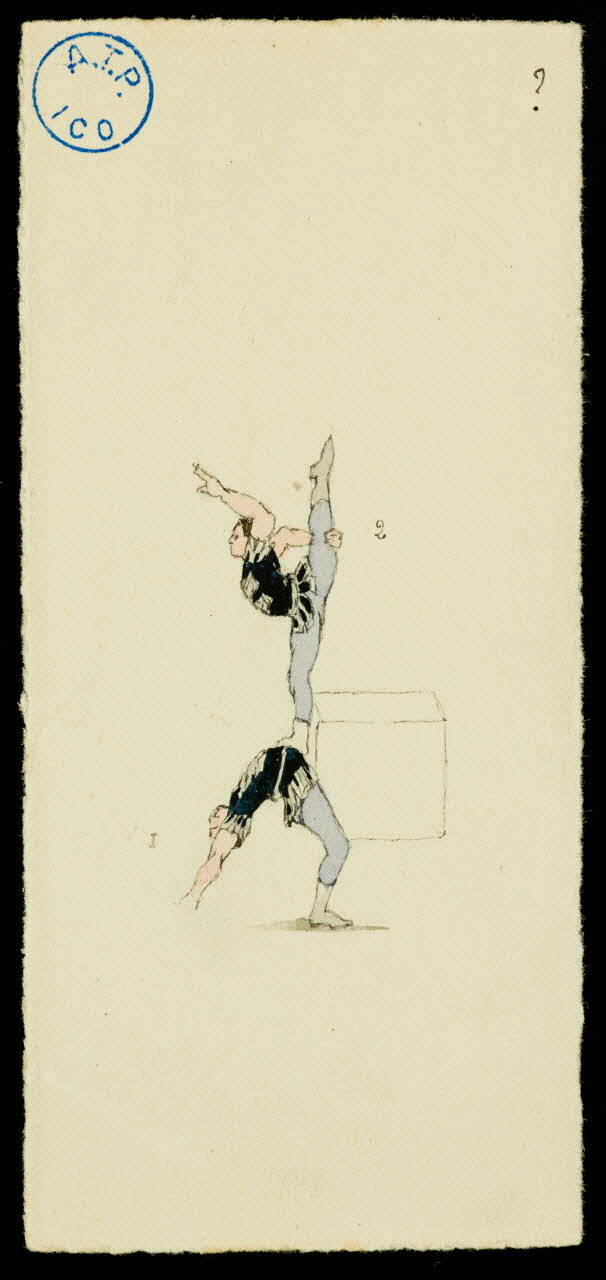 partie d'un ensemble de dessins Les Bartros 1968.102.694.4 Photo