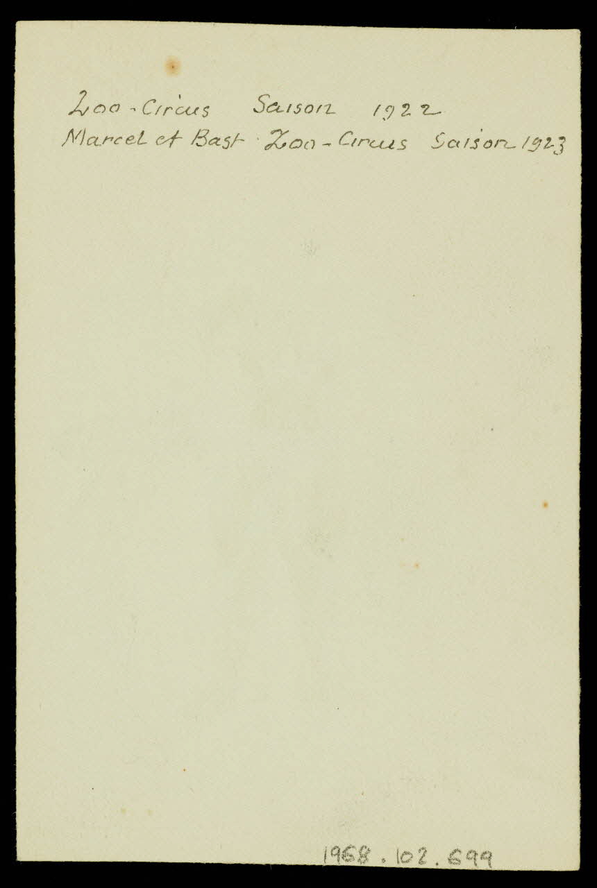 partie d'un ensemble de dessins Bast et Lepich 1968.102.699 Photo