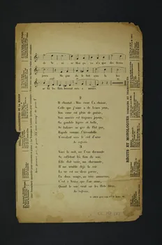 chanson petit format 1966.158.277 Photo Mucem