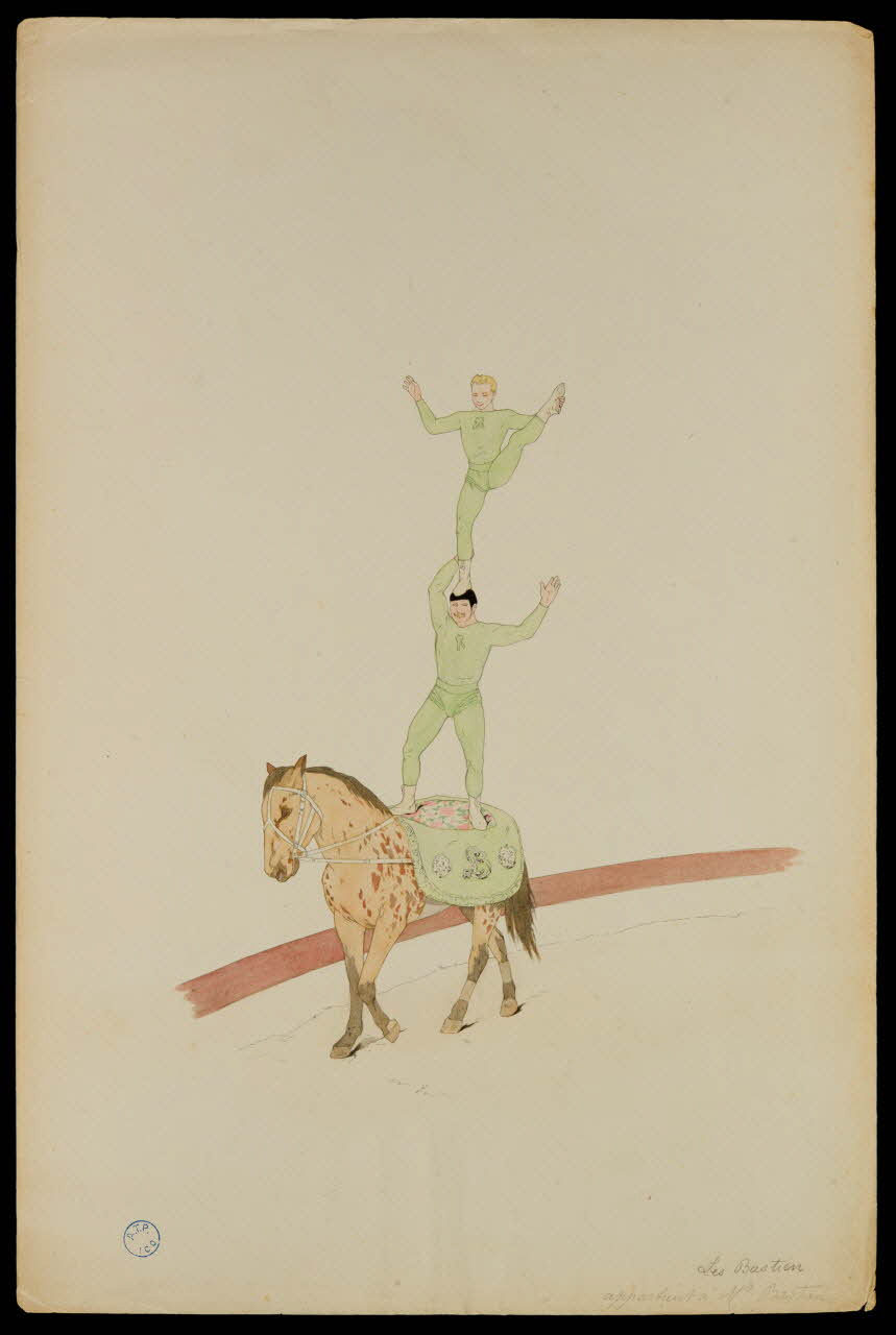 partie d'un ensemble de dessins Les Bastien 1968.102.731 Photo