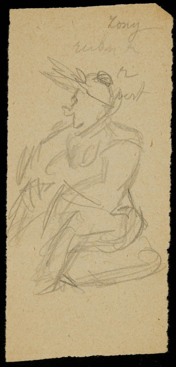 partie d'un ensemble de dessins Tony 1968.102.735.4 Photo