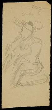 partie d'un ensemble de dessins Tony 1968.102.735.4 Photo