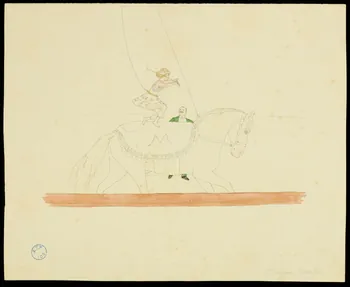 partie d'un ensemble de dessins Jeanne Bastien 1968.102.747 Photo