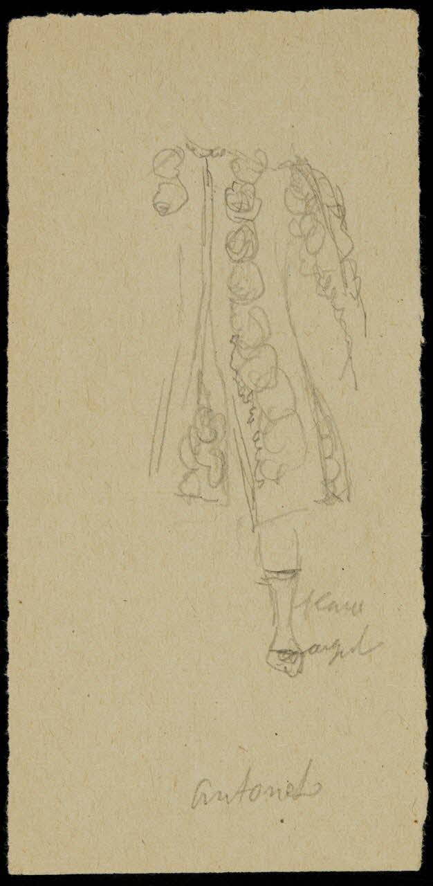 partie d'un ensemble de dessins Antonet 1968.102.769.13 Photo