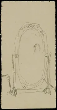 partie d'un ensemble de dessins Miroir 1968.102.769.55 Photo