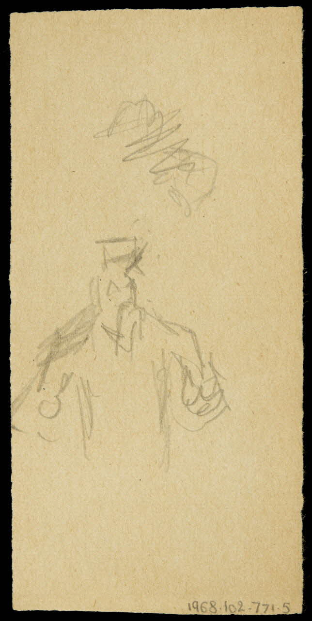 partie d'un ensemble de dessins Esquisses 1968.102.771.5 Photo