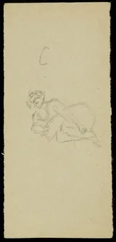 partie d'un ensemble de dessins Ebauche de figure 1968.102.772.11 Photo