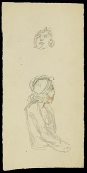 partie d'un ensemble de dessins Esquisses 1968.102.772.3 Photo
