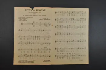 Marc Cab ; Ludwig Schnidseder ; Jean Marietti ; Gunther ; Éditions Max Eschig partition de musique petit format 1938 1965.161.7 Photo Mucem