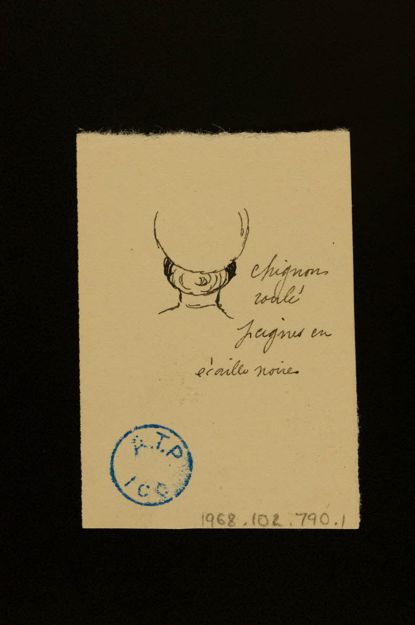 partie d'un ensemble de dessins Madame  Beketow 1968.102.790.1 Photo