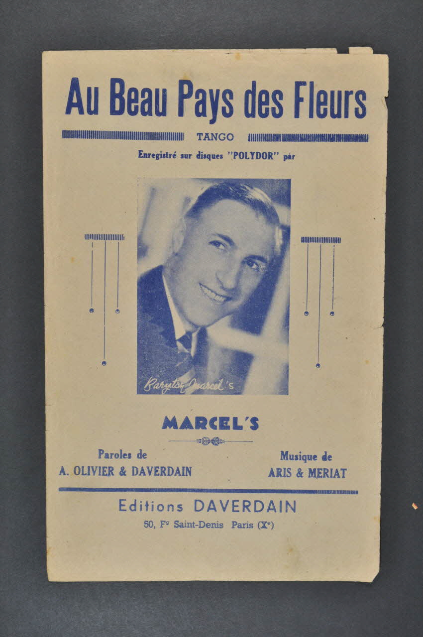 partition de musique petit format 1965.161.9 Photo Mucem