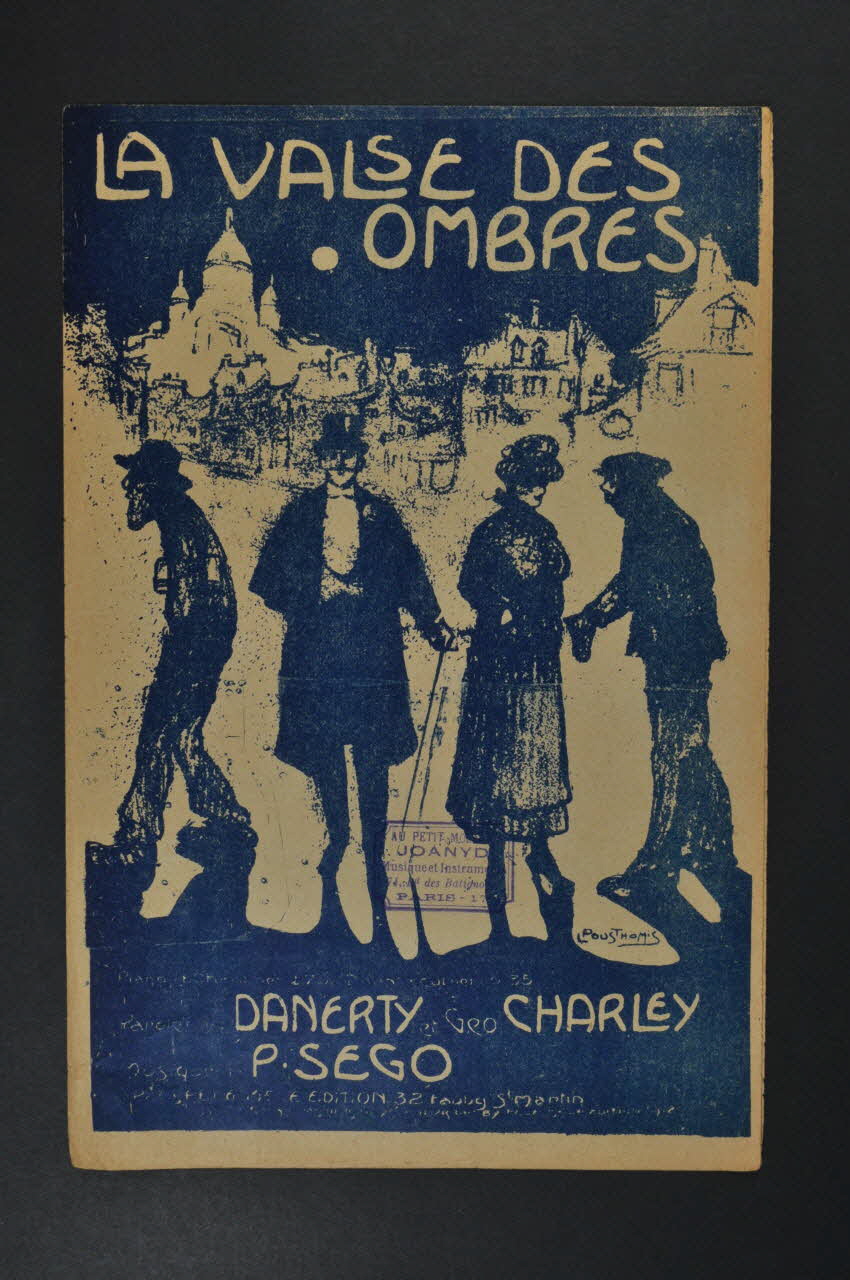 Géo Charley ; A. Danerty ; Paul Ségo ; Pêle-Mêle Edition; partition de musique petit format 1912 1965.162.1 Photo Mucem
