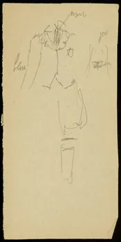 partie d'un ensemble de dessins Esquisses de costumes 1968.102.811.4  Photo