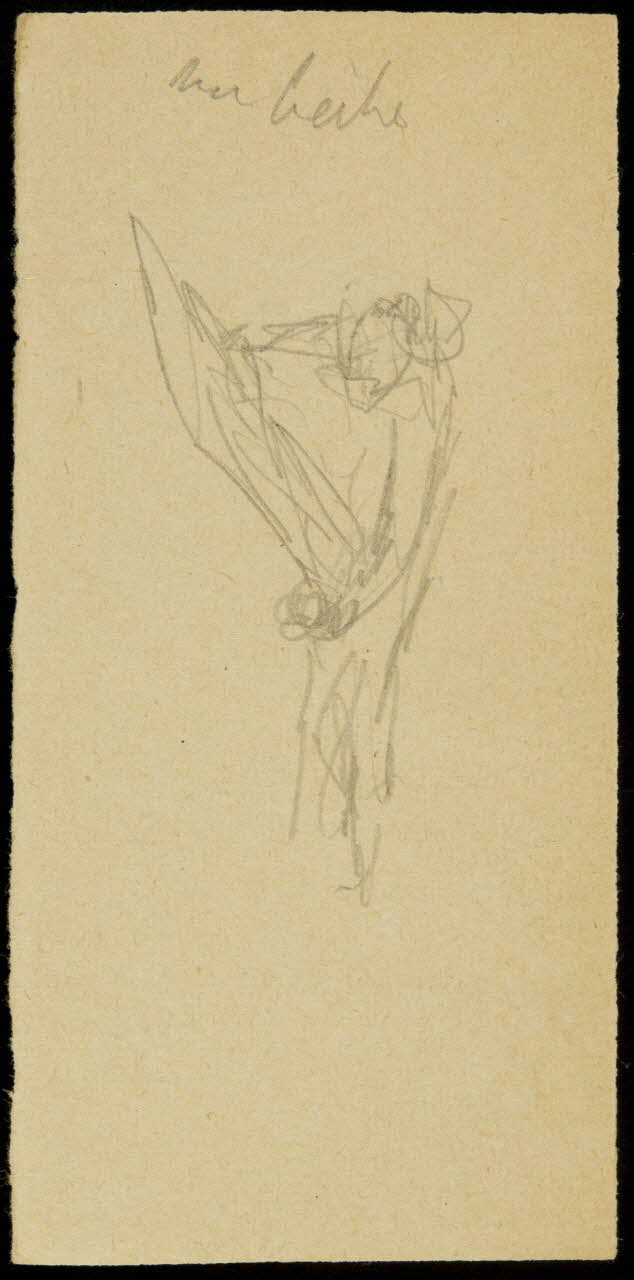 partie d'un ensemble de dessins Esquisse de personnage 1968.102.820.2 Photo