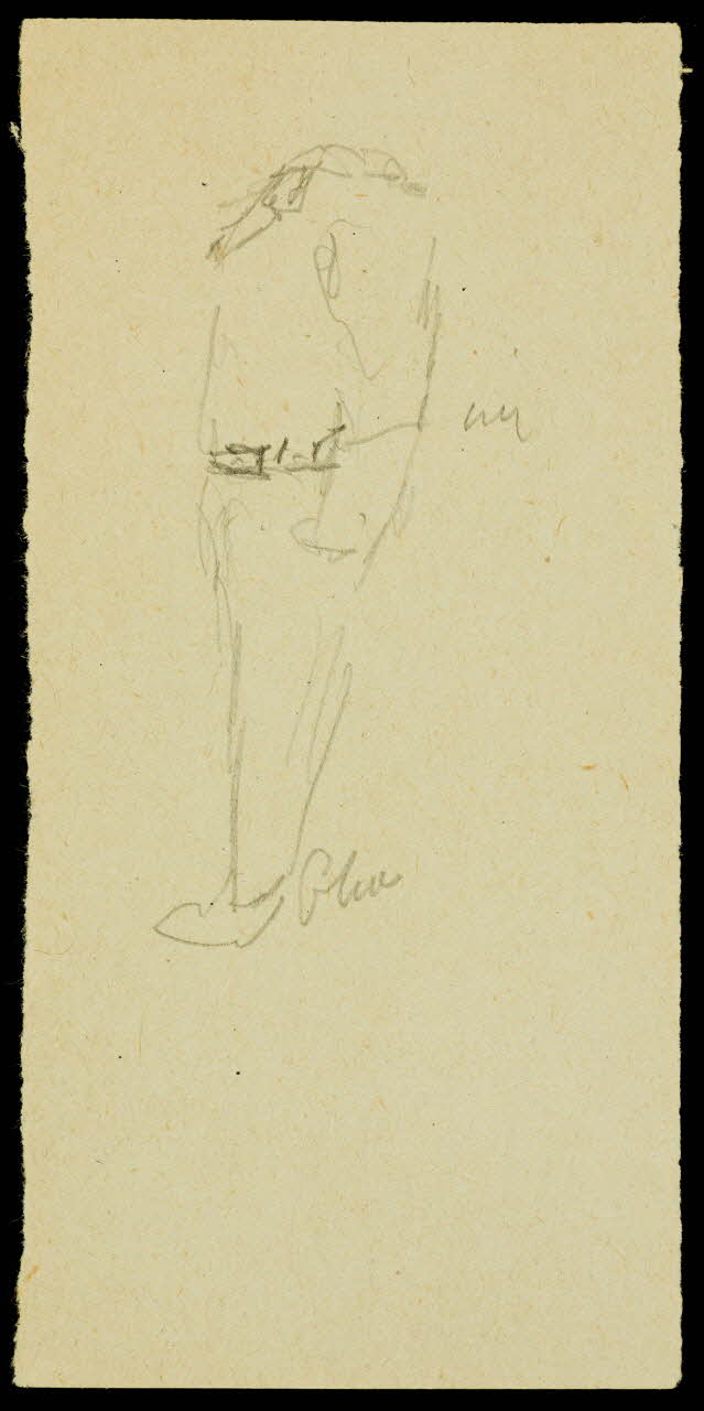 partie d'un ensemble de dessins Ebauche de dessin 1968.102.825.11 Photo