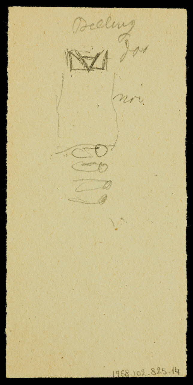 partie d'un ensemble de dessins Belling 1968.102.825.14 Photo