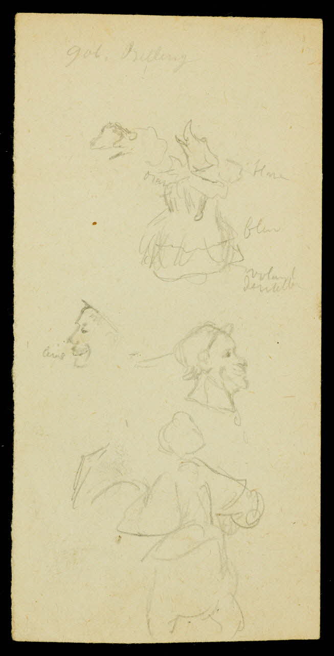partie d'un ensemble de dessins Gob. Belling 1968.102.825.5 Photo