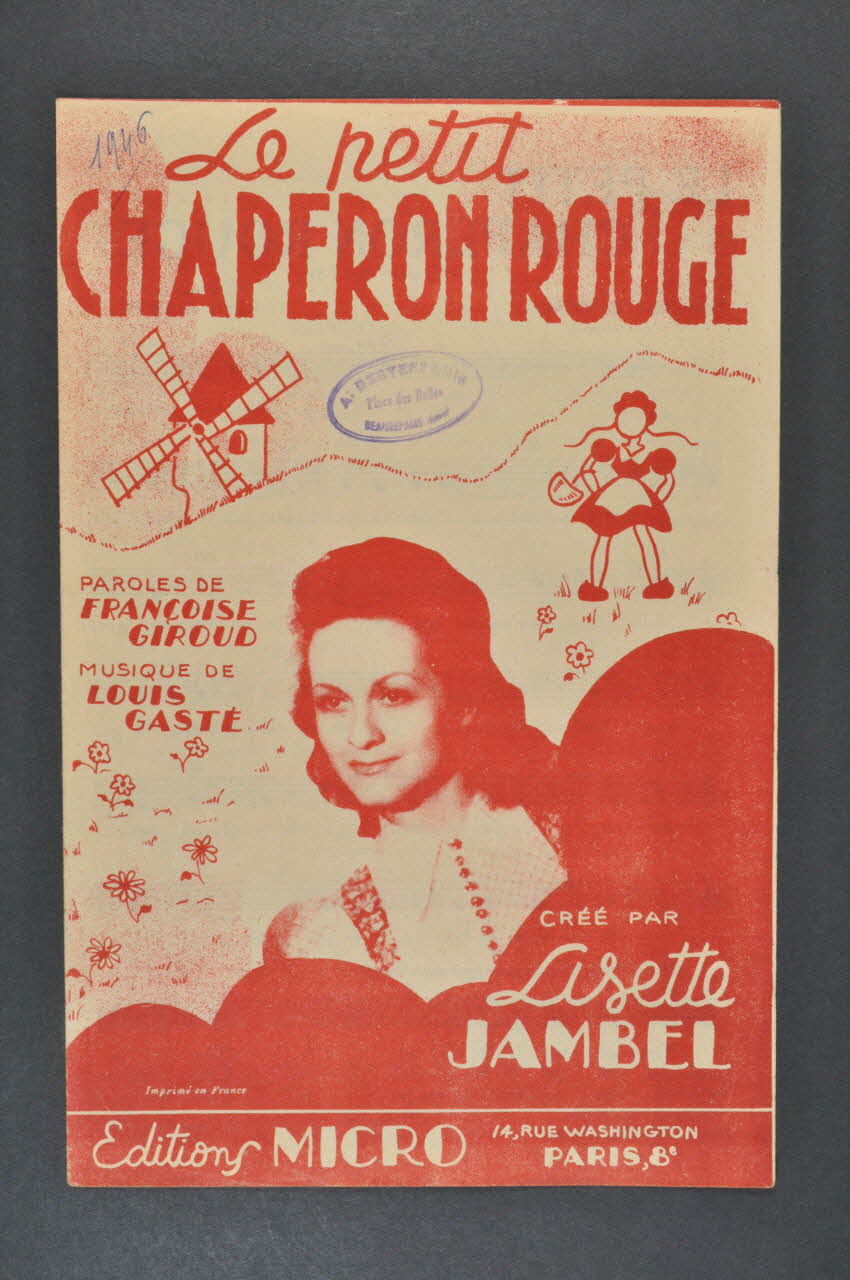 chanson petit format 1965.163.14 Photo Mucem