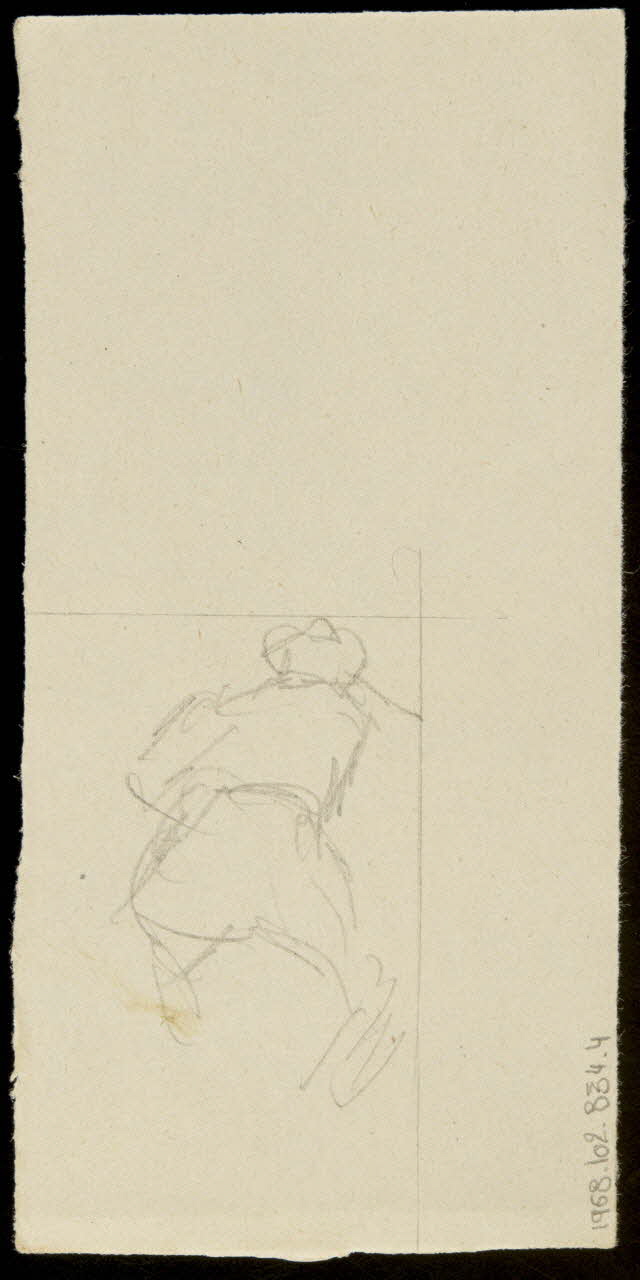 partie d'un ensemble de dessins Croquis 1968.102.834.4 Photo