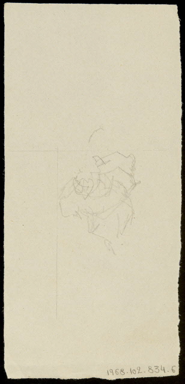 partie d'un ensemble de dessins Couple danseurs 1968.102.834.6 Photo