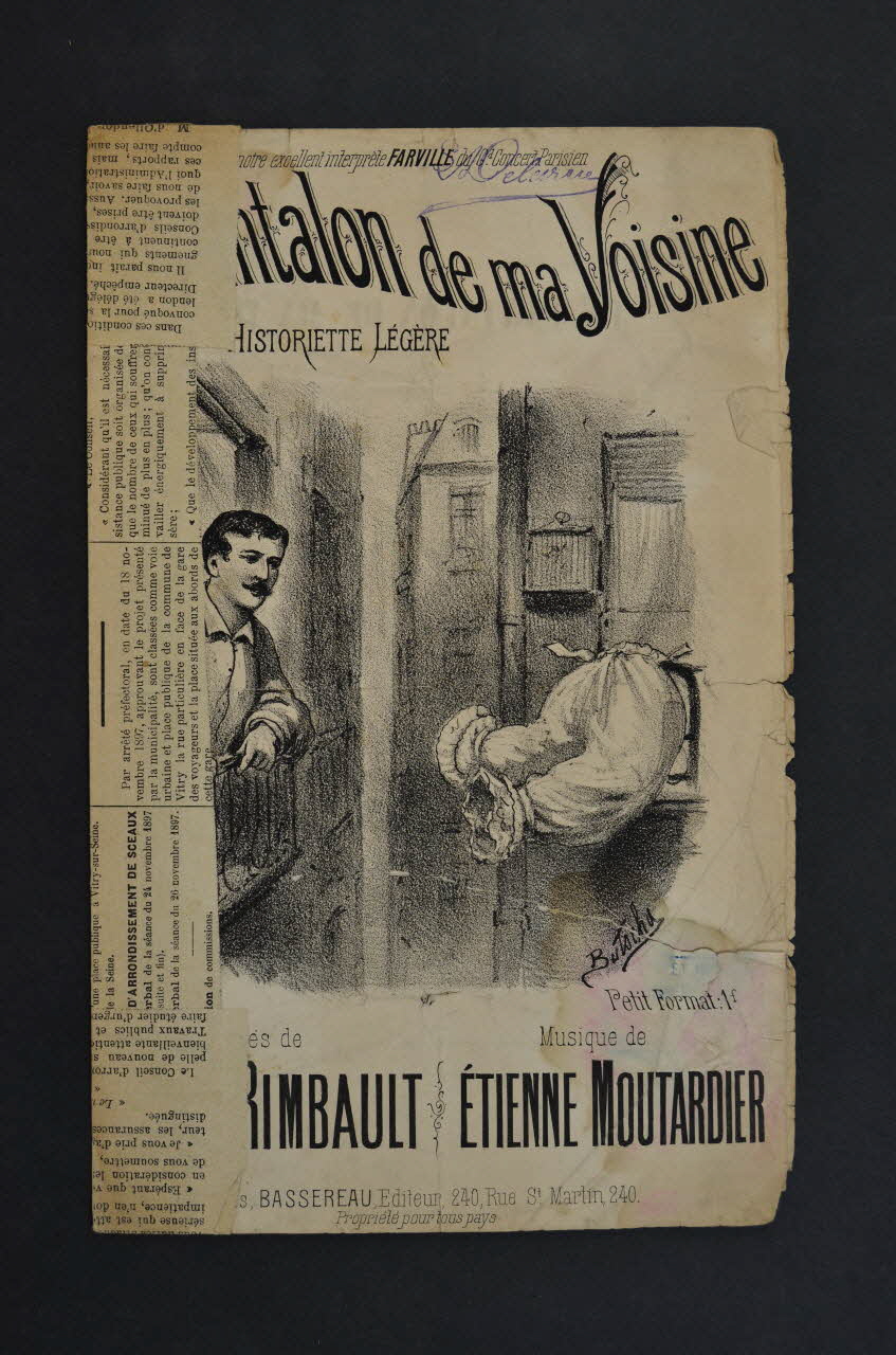 chanson petit format 1966.158.43 Photo Mucem