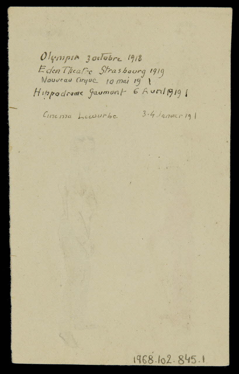 partie d'un ensemble de dessins les Bernard 1968.102.845.1 Photo