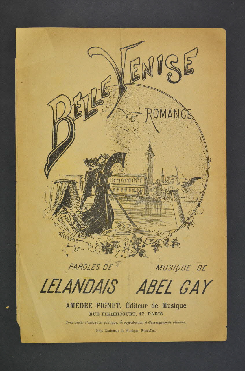 chanson petit format 1966.158.48 Photo Mucem