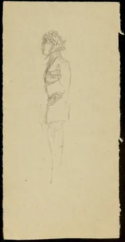 partie d'un ensemble de dessins Ebauche de figure 1968.102.856.5 Photo