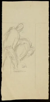 partie d'un ensemble de dessins Croquis 1968.102.856.6  Photo