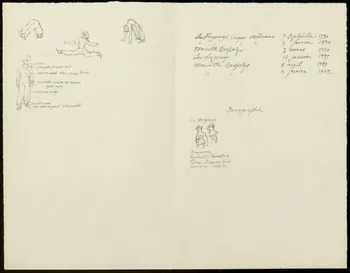 partie d'un ensemble de dessins Marcella Bespalys et partner 1968.102.858  Photo