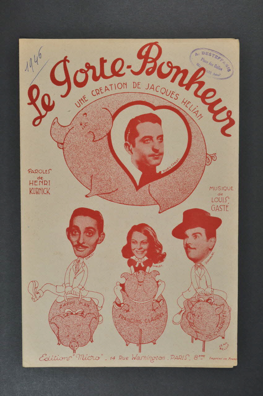 chanson petit format 1965.163.20 Photo Mucem