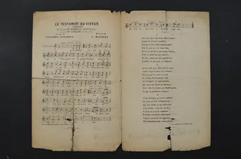 chanson petit format 1966.158.49 Photo Mucem