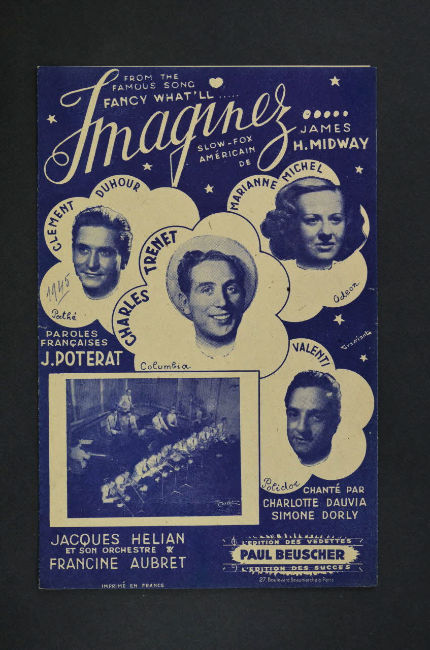 chanson petit format 1965.163.25 Photo Mucem