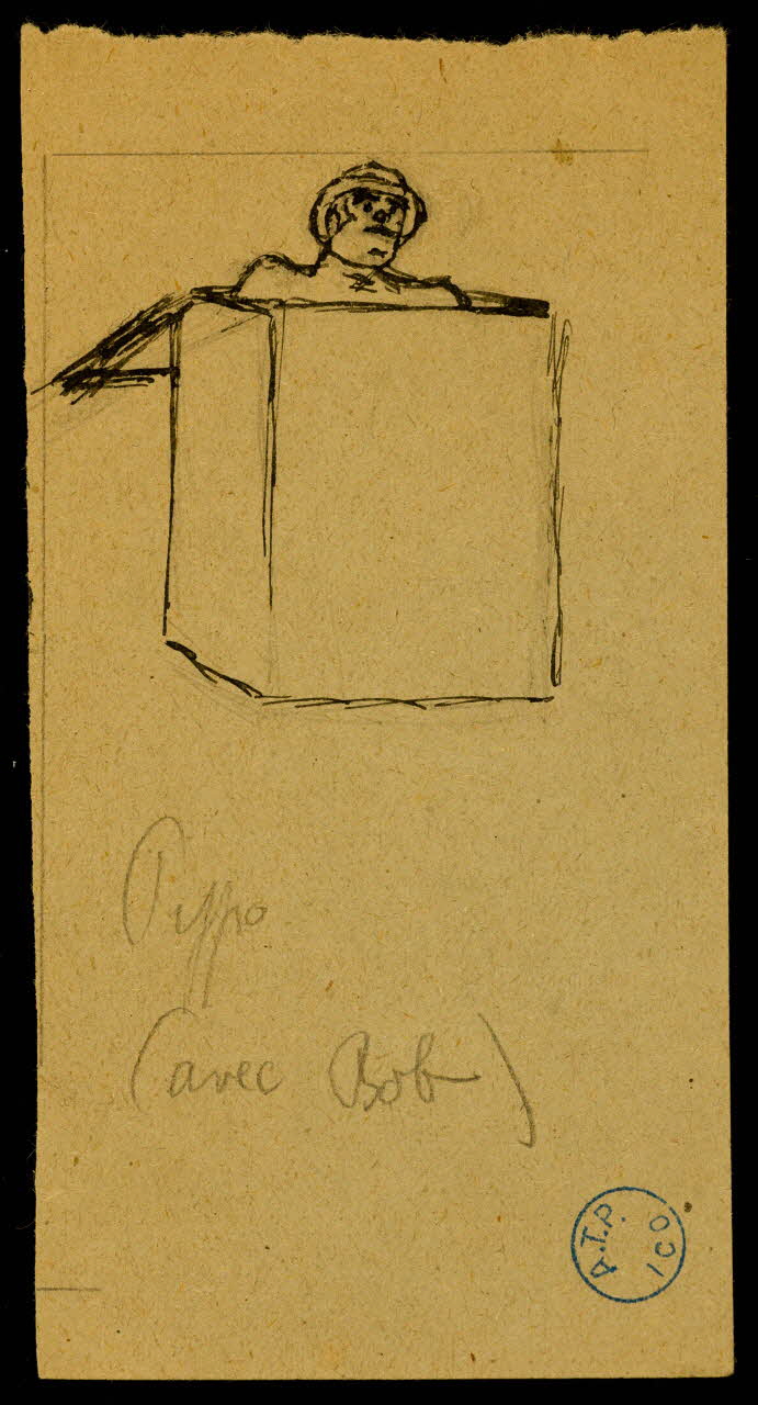 partie d'un ensemble de dessins Pippo  (avec Bob) 1968.102.893 Photo