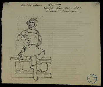 partie d'un ensemble de dessins Miss Alice Bodson 1968.102.898.1 Photo