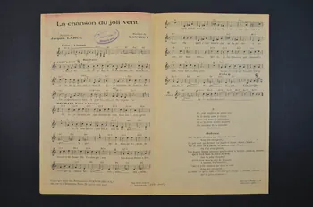 Jacques Larue ; Louiguy ; Tino Rossi ; Lucienne Dugard ; Jean Lambert ; Jean RaphaëL ; Michel Roger ; Guy Berry ; Robert Buguet ; Jean Patart ; Francis-Day S.A., Editions; chanson petit format 1943 1965.163.30 Photo Mucem