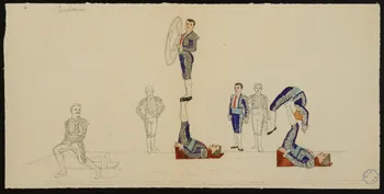 partie d'un ensemble de dessins Bonhair 1968.102.922.4 Photo