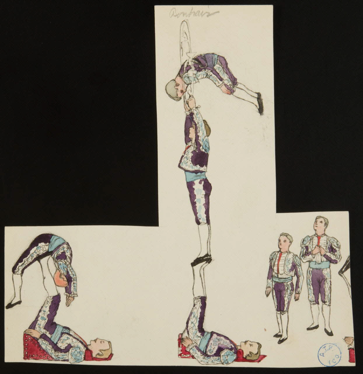partie d'un ensemble de dessins Bonhair 1968.102.922.5 Photo