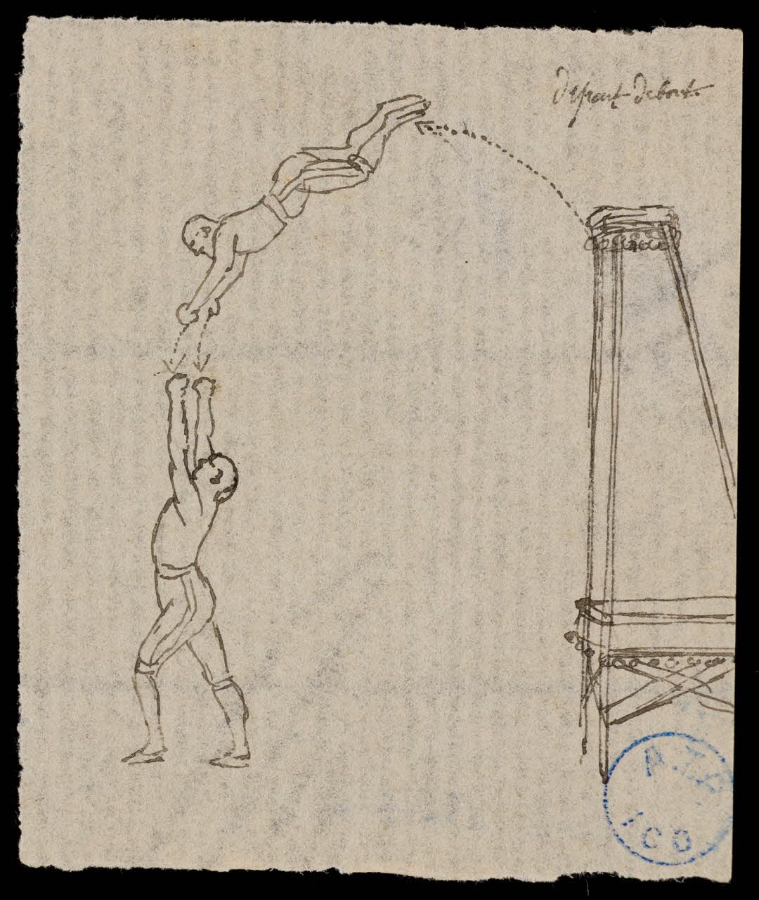 partie d'un ensemble de dessins Les Bonnes 1968.102.923.2 Photo