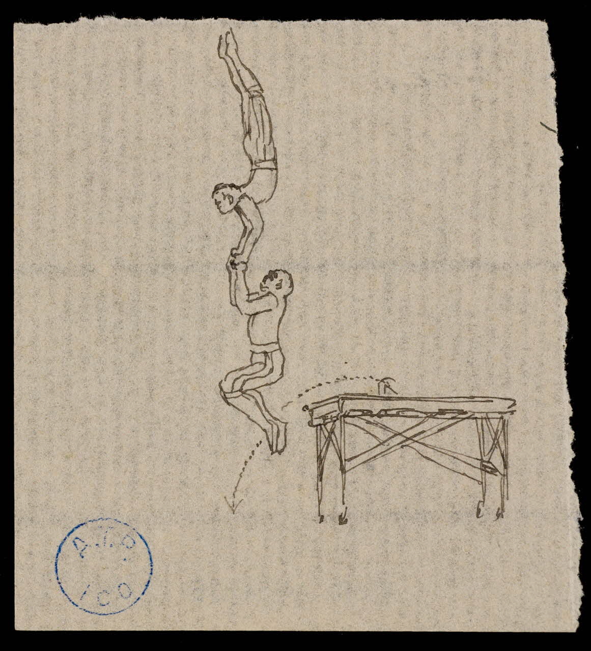 partie d'un ensemble de dessins Les Bonnes  les Holzer 1968.102.923.3 Photo