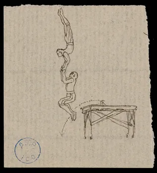 partie d'un ensemble de dessins Les Bonnes  les Holzer 1968.102.923.3  Photo