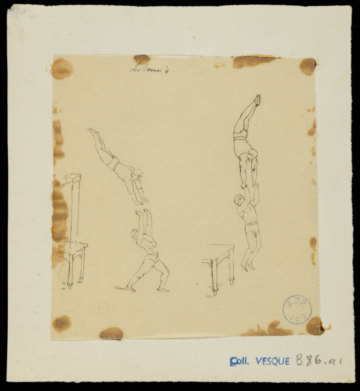 partie d'un ensemble de dessins Les Bonn's 1968.102.923.4 Photo