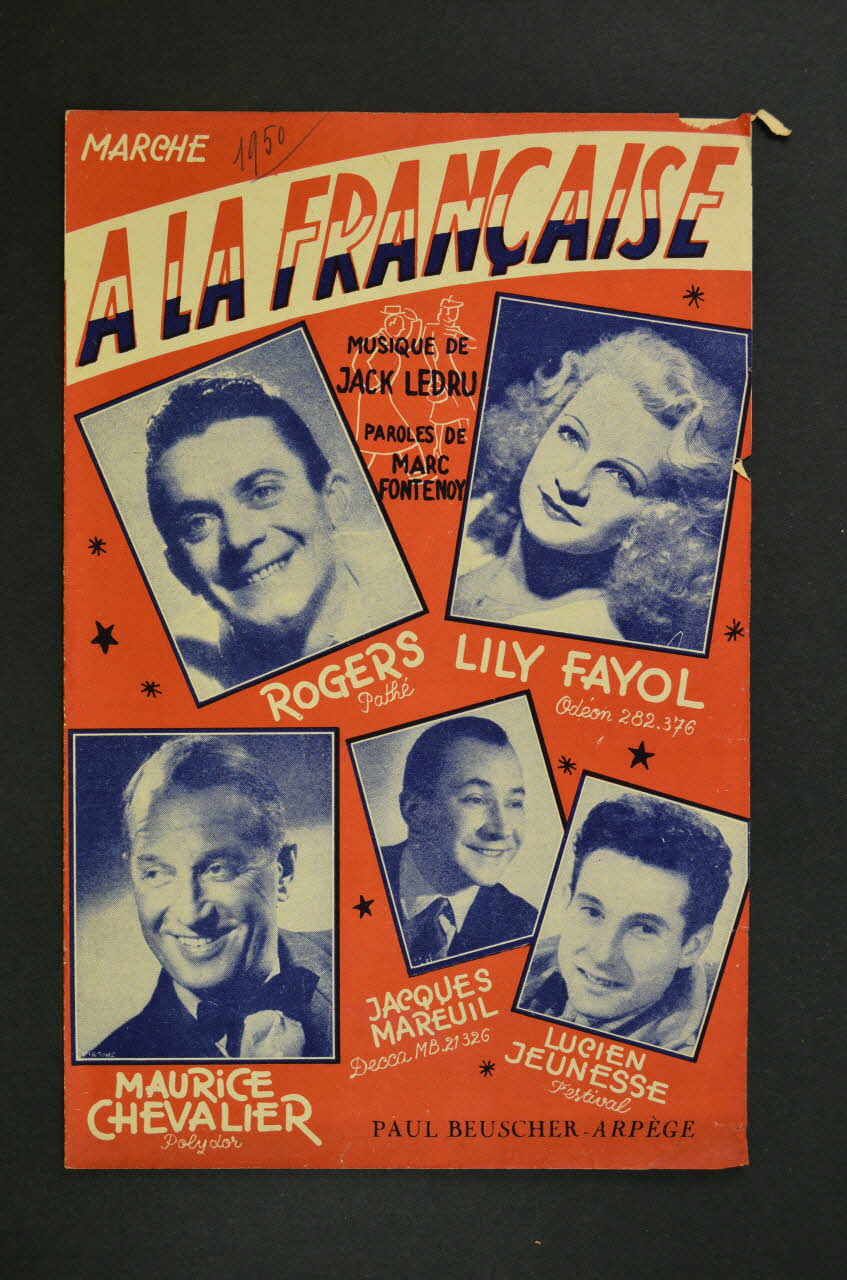 chanson petit format 1965.163.39 Photo Mucem