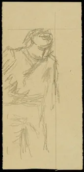 partie d'un ensemble de dessins Esquisse d'homme 1968.102.942.17 Photo