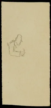 partie d'un ensemble de dessins Esquisses de personnages 1968.102.942.21  Photo