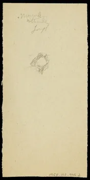 partie d'un ensemble de dessins Esquisse de personnage 1968.102.945.2 Photo